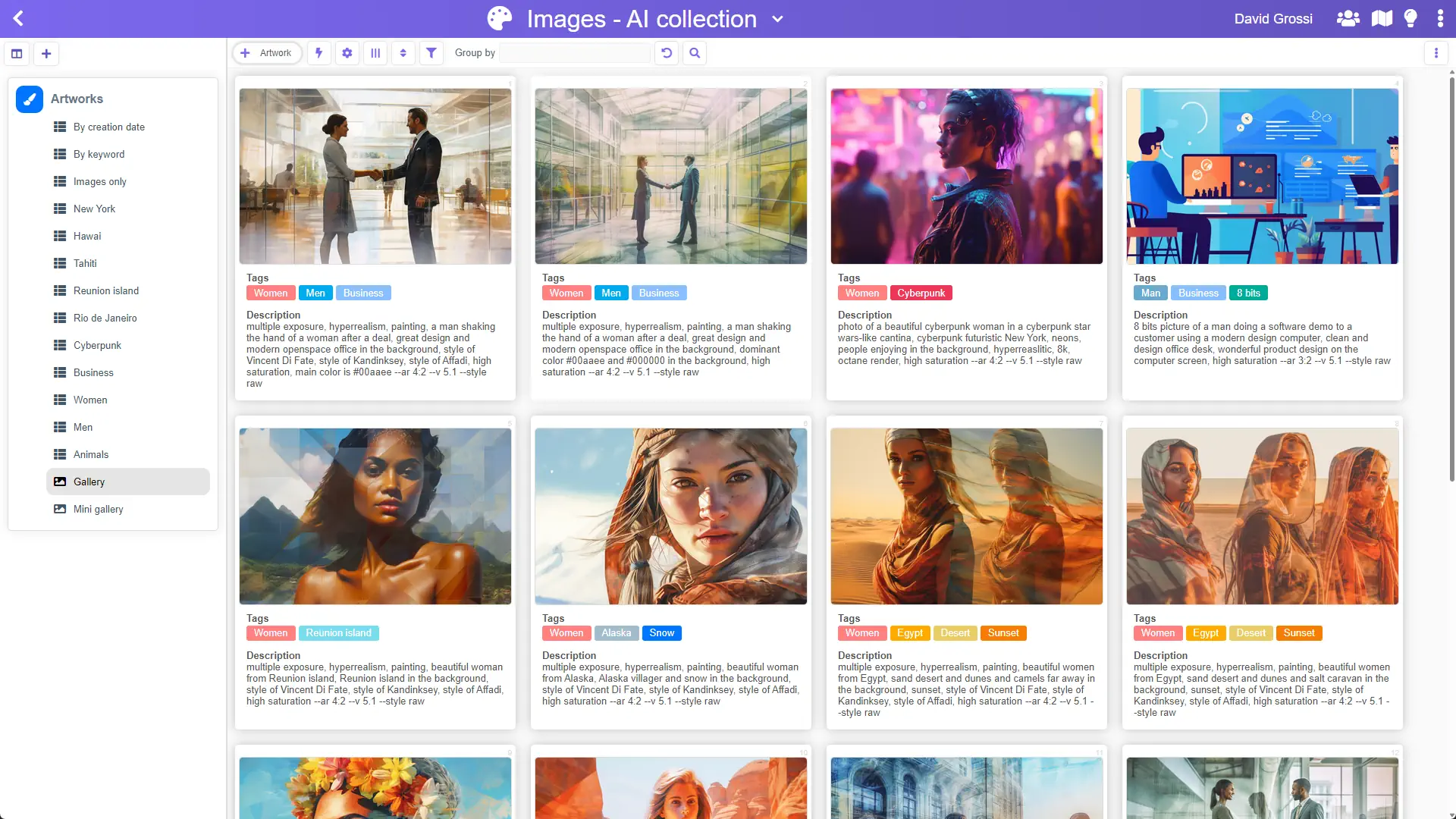 ai art gallery - gallery view - pickaform